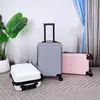 Estuche con Ruedas Nuevo Color Sólido Alto Valor Estilo Simple 20 pulgadas Gran Capacidad Candado de Combinación Maleta Maleta de Viaje Multifuncional