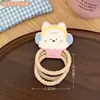 Novo conjunto de elásticos de cabelo em cores de doce para crianças, para rabo de cavalo, tranças pequenas e penteados presos, elásticos simples e altamente elásticos