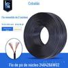 Kebaolong 2464 26AWG vermelho e preto 2-core PVC bainha linha 26 linha 2-core linha de pó DC fio de fonte de alimentação