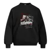 Sudadera con capucha holgada para hombre, marca americana de tendencia, para primavera/otoño, con estampado de letras y bolsillos