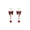 Serie de Pendientes y Clips para Orejas de Navidad y Año Nuevo ~ Nuevos Pendientes de Estrella Otoño e Invierno, Pendientes, Pendientes de Moda de Gama Alta y Populares