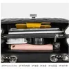 2026 Verano Urbano Simple Pu Bolso Pequeño Cuadrado Bolso Cruzado con Cadena Bolso Cuadrado Horizontal Mediano con Solapa Bolso para Teléfono