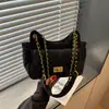 Bolso de Hombro y Cruzado Pequeño Acolchado con Cadena Estilo Chanel, Versátil Elegante de Alta Gama, Nuevo Otoño 2026