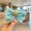 Accesorios para el cabello de niñas de Corea del Sur Horquilla de lazo grande de la Princesa Elsa Cinta Tocado infantil horquilla diy pequeño al por mayor