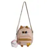 Nueva Bolsa Infantil Caricatura Linda Billetera para Niños y Niñas Bolsa de Hombro para Ocio al Aire Libre Bolsa Cruzada de Muñeca Gato Moderna