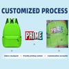 Mochila una Bolsa Impresión Personalizada de Logotipo Bolsas Casuales Protector de Espalda