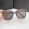 GM nuevas gafas de sol montura grande caja moda trendy mi gafas de uñas estilo para hombres y mujeres gafas de sol simples LOCE