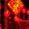 Linterna de Año Nuevo Festival de Primavera borla Cadena de linternas rojas Luces decorativas festivas Festival de las Linternas Luces LED al por mayor
