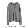 Suéter de Cachemira Ligera para Mujer Suéter Pulóver con Capucha para Mujer Otoño e Invierno Nuevo Suéter Tejido Holgado Casual para Mujer Entrega
