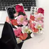 Funda Magnética de Acrílico Pintada con Flores Populares de Amazon para Samsung S24/S23/S22 Personalización al por Mayor