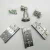 Bisagra de Acero Inoxidable 201, Silenciosa y sin Ranura, Bisagra de 4 Pulgadas para Puertas de Madera, Venta Directa del Fabricante