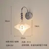 Arandela de cristal com bolhas, luminária de parede de luxo leve para sala de estar, fundo de TV, luminária decorativa com toque de alta qualidade, adequada para corredor, quarto e iluminação de cabeceira
