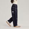 Pudding Jeans de Primavera 2025 para Niñas Nuevos Jeans de Pierna Ancha para Niños que Combinan con Todo Pantalones Largos para Niñas