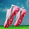 Zapatos de Fútbol Transfronterizos Talla 33-46 para Hombres y Mujeres, Adolescentes, Estudiantes, Ag Tacos Largos, Zapatos Deportivos de Entrenamiento para Competición