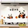 Pegatinas a Prueba de Aceite para Cocina, Papel Tapiz Resistente al Fuego y a Altas Temperaturas, Campana Extractora Impermeable Autoadhesiva, Película Decorativa de Pared para Estufa Doméstica