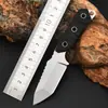 Faca Tática de Campo para Ferramentas Externas de Fábrica Direta, Alta Dureza, Afiada, para Sobrevivência na Natureza com Bússola, Faca Não Dobrável