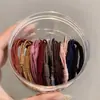 2025 Liga para el Cabello Simple de Alta Elasticidad Duradera Goma Pequeña Cuerda para el Cabello Estilo Nuevo Liga para el Cabello para Mujeres