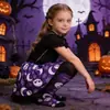 El más vendido en Europa y América, falda tutú de estilo oscuro temática de Halloween para niñas pequeñas, estampado completo, súper llamativa, 22