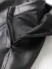 Falda de piel de oveja para mujer de comercio electrónico transfronterizo, nueva falda de cuero para mujer de otoño e invierno, ropa elegante para mujer, suministro mayorista transfronterizo de Amazon