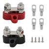 M6M8 RV iate modificado fio stud vermelho e preto par de conjunto de terminais de fiação para serviço pesado