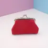 Ventas Directas de Fábrica Estilo Nuevo Cartera de Lona para Monedas Bolsa para Monedas de Color Sólido Mini Bolsa para Llaves Regalo Venta al por Mayor