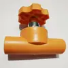 Accesorios para Tubería PPR Codo Rosca Interna Amarillo-Naranja Tes de Rosca Interna Puente de Válvula de Tes de Arco Grande Directo