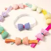 Accesorios para el Cabello de Bebé y Niños de Nuevo Estilo Veraniego Europeo y Americano, Diademas Lindas de Color Liso, Pañuelos para la Cabeza, Productos para Bebés, Pajaritas para Niñas