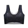 Roupa íntima feminina de seda gelada de verão, sutiã fixo, peça única, top tubo bonito para as costas, compressão para peito caído, sutiã sem alças
