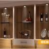 Lámpara de techo LED ultrafina de 3 W y 5 W para armario de vinos, sin necesidad de apertura, para mostrador de joyería, downlight de techo