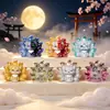 Guochao Estilo Antigo Raposa Imortal Luminosa Caixa Surpresa Brinquedo Criativo da Moda Figura Ornamento de Mesa Decoração de Casa Presente Divertido Coisa Boa