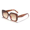 Gafas de Sol para Lluvia para Mujer, Protección UV de Verano, Protección Solar, Conducción al Aire Libre, Gafas Cuadradas, Cara Grande, Adelgazantes, Sensación de Alta Gama