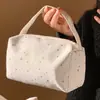 Bolsa de maquillaje única de puntos de estrella, gran capacidad, versátil y portátil para viajar, neceser de mano, bolsa de almacenamiento de cosméticos para mujer