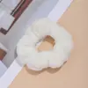 Scrunchies de Peluche Lindos Estilo Coreano para Otoño e Invierno, Ligas para el Cabello, Dulces Accesorios para el Cabello para Mujeres, Ligas para el Cabello Simples y Versátiles para Niñas, Venta al por Mayor