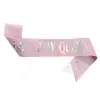 Coroa de Aniversário Europeia e Americana Headband Coroa de Noiva Strass Acessórios de Cabelo Alça de Ombro Conjunto de Cinto de Etiqueta Adereços de Formatura