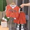 Traje de Verano sin Mangas para Bebé Niño de Nuevo Estilo para Niños Chaleco Chaleco Estilo Infantil Conjunto de Dos Piezas de Manga Corta Moderno