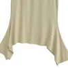 Falda midi de verano para mujer, estilo vintage, elástica, asimétrica, de cola de pez, con cintura elástica, elegante y con estilo
