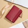 Novedad Cartera Plegable Corta para Mujer Múltiples Ranuras para Tarjetas Portatarjetas de Broche Billetera con Cremallera para Monedas Cartera de Moda Tendencia para Mujeres Jóvenes