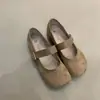 Sapatos Mary Jane Primavera Boca Rasa Sapatos Únicos para Mulheres, Camurça Estilo Coreano Novos Planos Suave Retro Estilo Fada 2026 Sapatos Macios