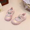 Tênis Esportivo Infantil para Meninas 2026 Sandálias de Verão Malha Respirável Menininha Sapatos Doces de Princesa Solado Macio Casual