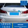 Produto Genuíno Qianjunlian Especificamente Usado para Lexus 11Is250 Modificado Aço Inoxidável Porta-malas Decoração Tira de Acabamento da Carroceria