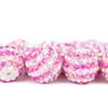 16-22MM Resina Broca Bola Contas Rosa Vermelho Branco Listrado Broca Bola Contas Chunky Contas Grandes