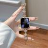Pulsera de Correa de Zirconia con Flor de Cuatro Colores Adecuada para Apple 10 11 Huawei Fit5 Gt5 Xiaomi 10 Samsung