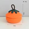 Halloween Hogar Calabaza con Tapa Cuerda de Algodón Tejida Cesta de Almacenamiento Creativa Sala de Estar Escritorio Mesa de Centro Caja de Almacenamiento de Artículos Diversos