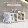 Caja de Almacenamiento para Mascarillas Tocador Lavabo Cesta de Almacenamiento para Cosméticos Dormitorio Escritorio Organizador de Estante para Productos de Cuidado de la Piel Caja