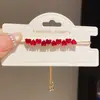 Pulsera de Corazón con Circonita Chapada en Oro Real de 18k Tipo Cordón Moda para Viajes Anillo de Mano Lujo Ligero Sensación de Gama Alta Accesorio de Mano Versátil