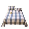 Sábana de Algodón Puro Nuevo Engrosado de Tela Gruesa Pieza Única 100% Algodón Colchoneta Refrescante Individual Dormitorio Juego de Tres Piezas Tatami