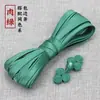 Botão de sapo Botão Qipao Conta de jade Botão de três rodas Botão chinês feito à mão Acessório retrô para roupa Tang Botão decorativo de traje étnico