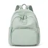 2026 Nova Mini Mochila Feminina de Nylon Pequena Mochila Multicompartimentos Versátil Bolsa Escolar para Estudante Bolsa de Mamãe Atacado