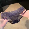Panty Sexy de Gasa con Estampado de Leopardo y Encaje para Mujer 2026 Nuevo Estilo Anillo para Pierna de Puro Deseo Bragas de Cintura Baja para Mujer