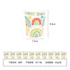 Novo em estoque Tema Arco-Íris Colorido Natal Festa de Aniversário Infantil Conjunto de Descartáveis Copo de Papel Prato de Papel